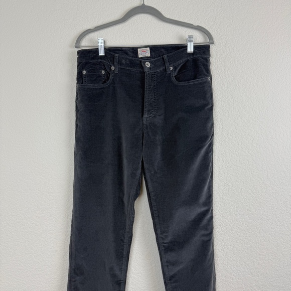 Faherty Men’s Organic Cotton Corduroy pants | 30/32 | Charcoal Grey - Picture 3 of 9